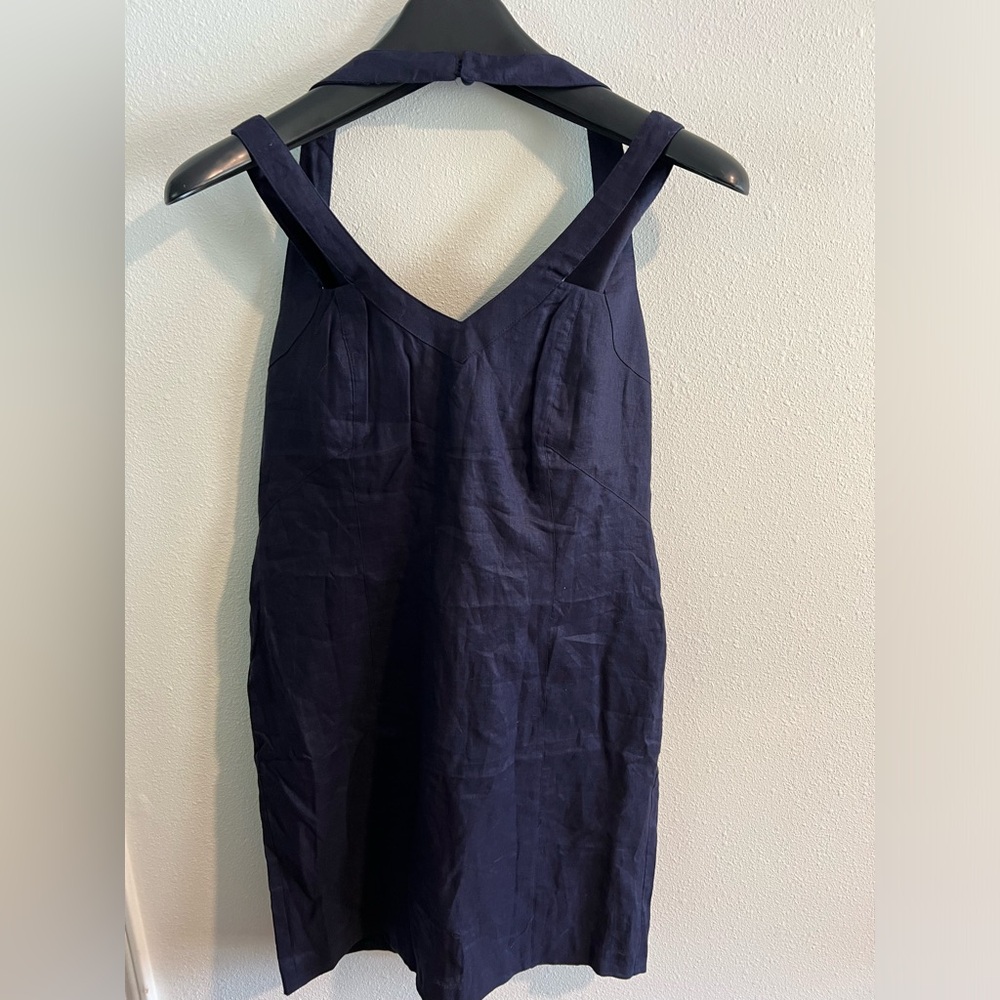 Fab navy sheath dress NWT - Philosophy Linen navy blue dress